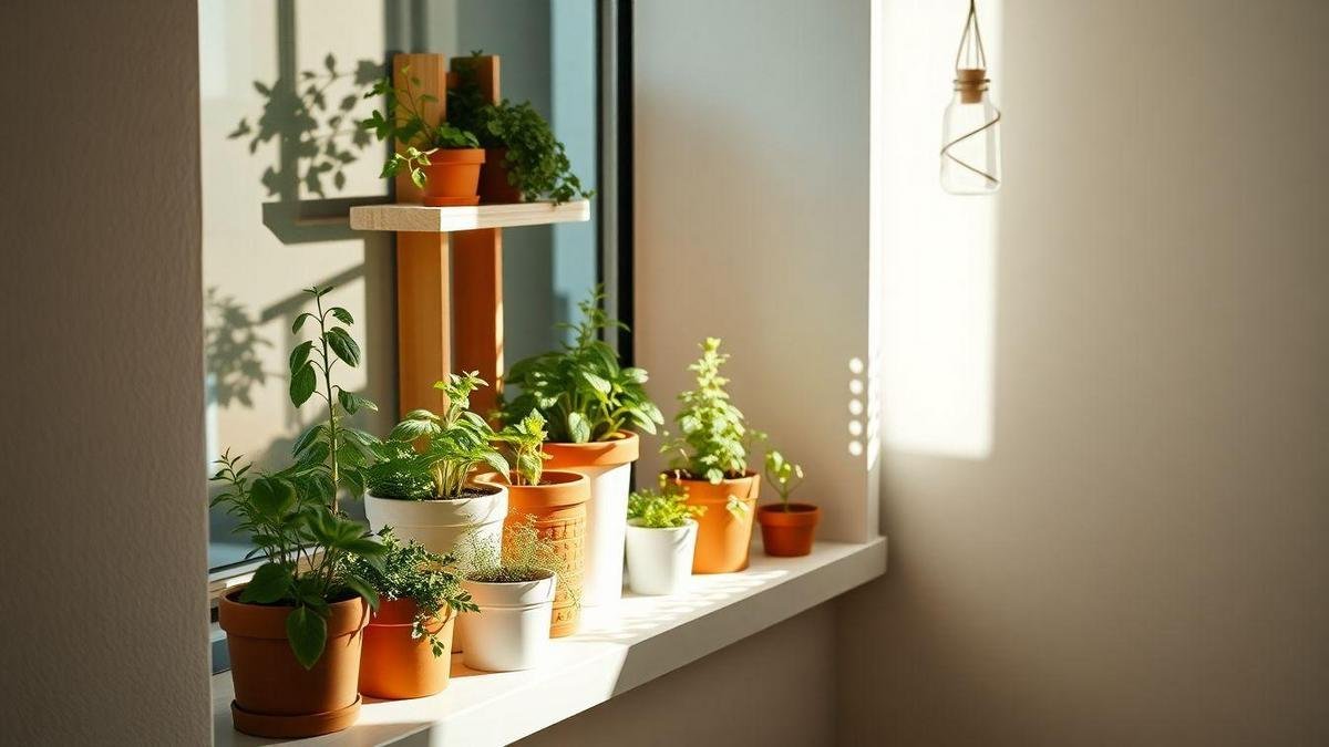 How I Fit a Windowsill Herb Garden into Tiny Spaces