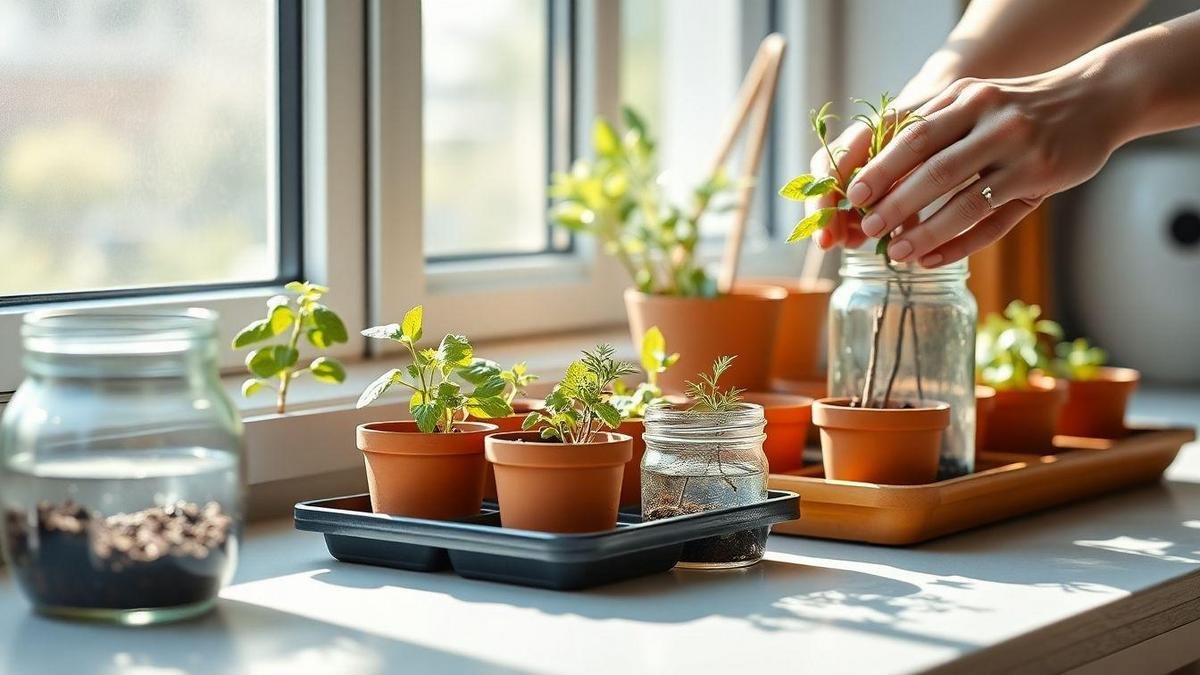 How I Start Herbs from Seed and Cuttings on My Windowsill