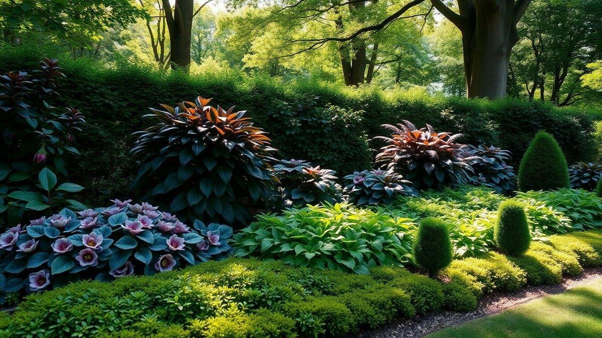 How I use evergreen perennials for shade to keep year-round structure