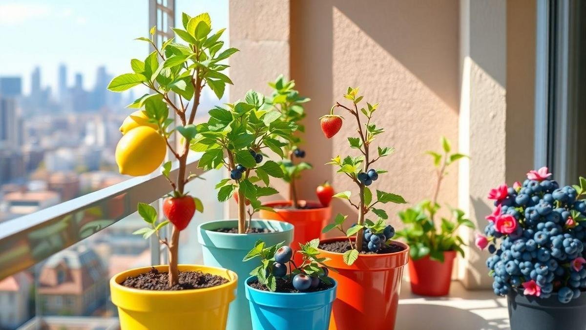 I choose dwarf fruit plants for containers to get real fruit on a small balcony